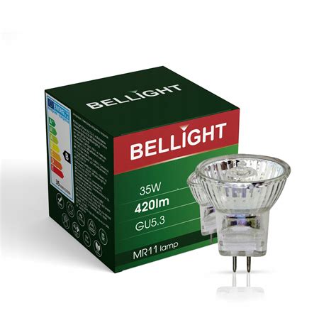 Żarówka Żarnik Halogenowa Halogen Reflektor MR11 GU5 3 230V 420lm 35W