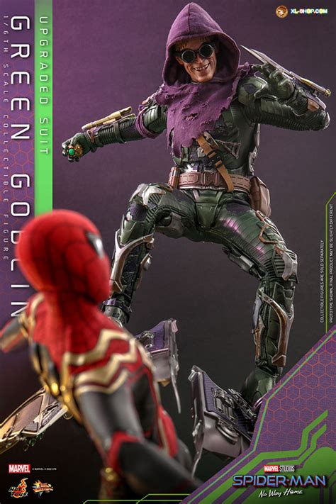 Hot Toys MMS674 Spider Man No Way Home 1 6th Scale Green Goblin Upgraded Sui
