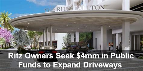 Ritz Owners Seek 4mm In Public Funds To Expand Driveways Better