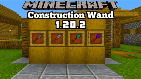 NEW Construction Wand Mod Update Minecraft 1 20 2 Mod Showcase