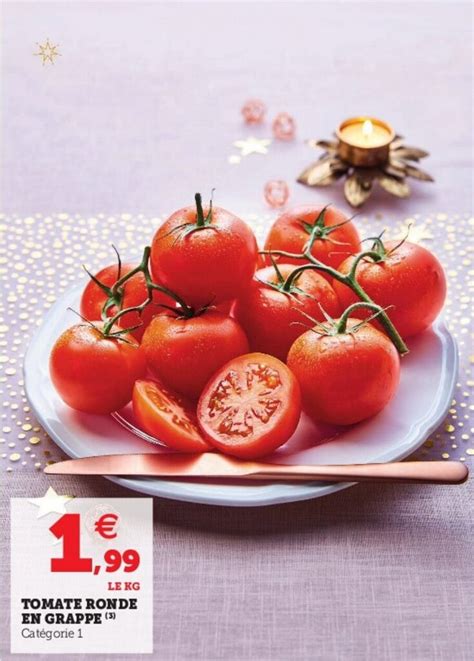 Promo Tomate Ronde En Grappe Chez Super U