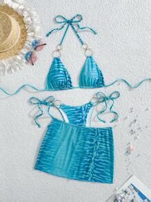 Swim Event Sexy Women S Pieces Spaghetti Strap Bikini Swimwear Set