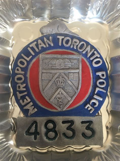 Toronto Police badge | How to make cake, Cake, Police badge