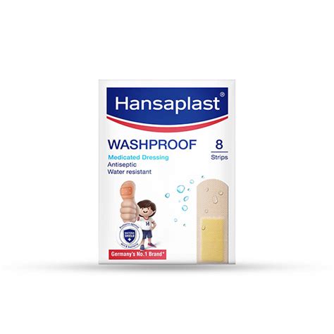 Buy Hansaplast Medicated Dressing Bandage Washproof 8 S Online At