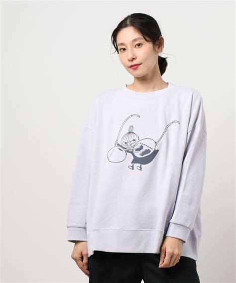 Samansa Mos2（サマンサ モスモス）の「【ムーミン】oe裏毛ミイプリントプルオーバー（tシャツカットソー）」 Wear