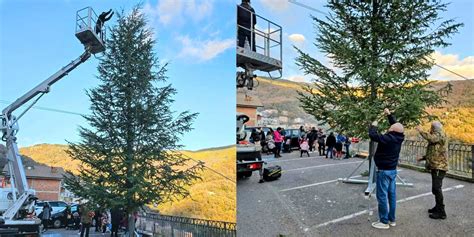 La Magia Del Natale Si Accende A Desulo Un Albero Di 6 Metri Addobbato