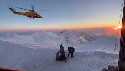 Due Alpinisti Svizzeri Dispersi Sul Monte Rosa