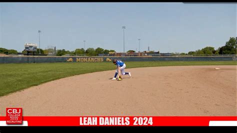 Leah Daniels Shortstop Outfielder Softball Skills Video Youtube