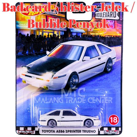 豐田 Hot Wheels Premium Boulevard Toyota Ae Sprinter Trueno 蝦皮購物
