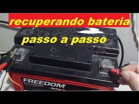 Veja Como Recuperar Bateria A Voltagem Baixa Youtube