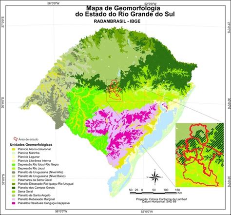 11º Sinageo Mapeamento Geomorfológico Da Quarta Colônia Rs