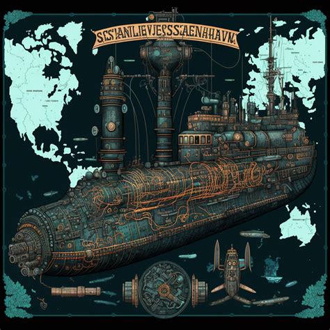 Steampunk Submarine by Ashgaf on DeviantArt