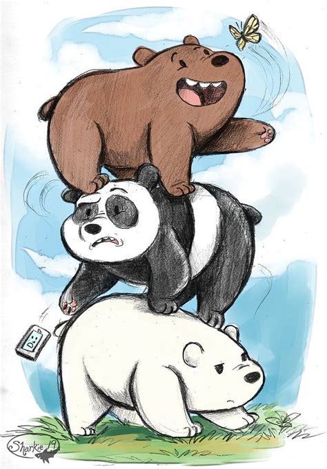 Somos Osos Desnudos We Bare Bears We Bare Bears Oso Dibujo De Oso