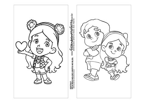 Desenho Para Colorir Da Maria Clara E Jp - 6