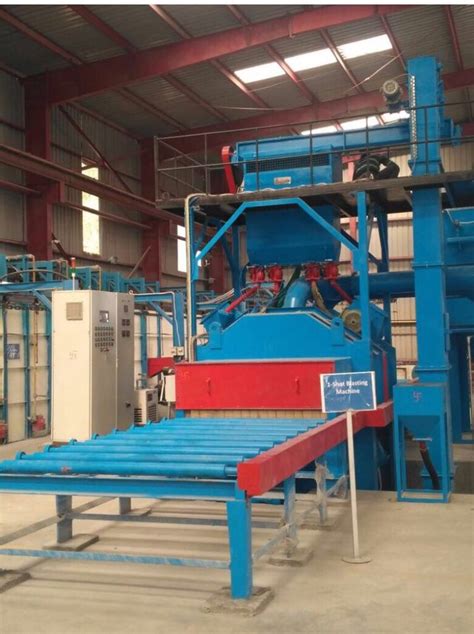 Innovus Engineering Table Type Roller Conveyor Shot Blasting Machine