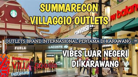 SUMMARECON VILLAGGIO OUTLETS KARAWANG Outlets Brand Internasional