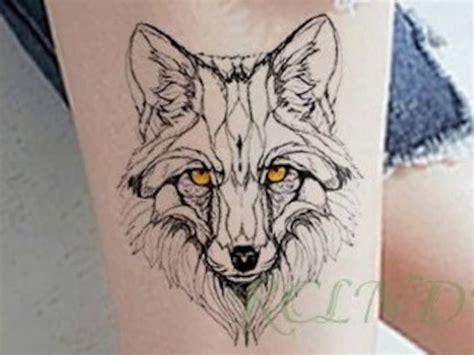 Wolf Tattoos, set of 2 Temporary Tattoos, Alpha Male - Etsy