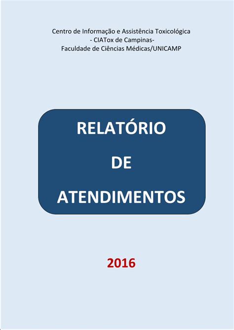 Pdf Relat Rio De Atendimentos Distribui O Dos