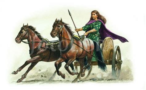 Boudicca In Her Chariot By Unknown X Celtic Warriors Ancient