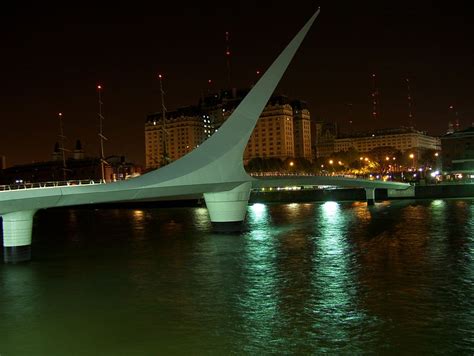 HD wallpaper: buenos aires, argentina, bridge, water, river, night, illuminated | Wallpaper Flare