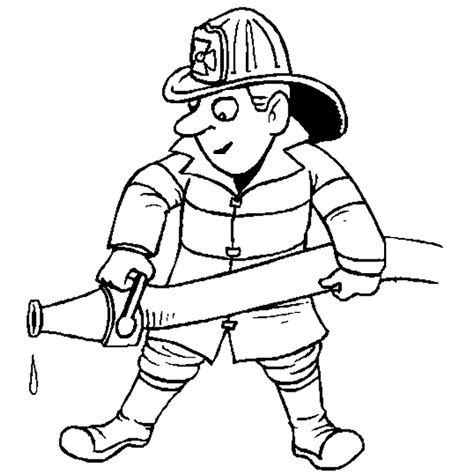 Preschool Community Helpers Coloring Pages Coloring Home