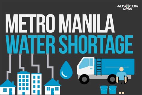 Infographic Tracing The Water Shortage In Metro Manila Abs Cbn News