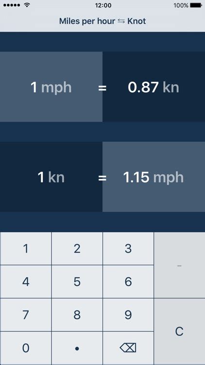 Miles Per Hour To Knots | mph to kn by Meta Technologies GmbH