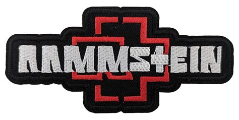 Rammstein Patches Iron On Embroidery Patches Rammstein Logo Patch Ebay