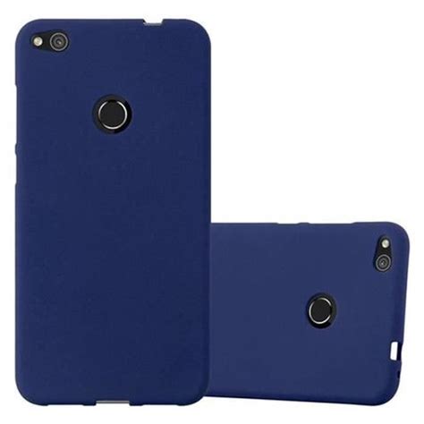 Coque Huawei P8 LITE 2017 en FROST BLEU FONCÉ de Cadorabo Design FROST