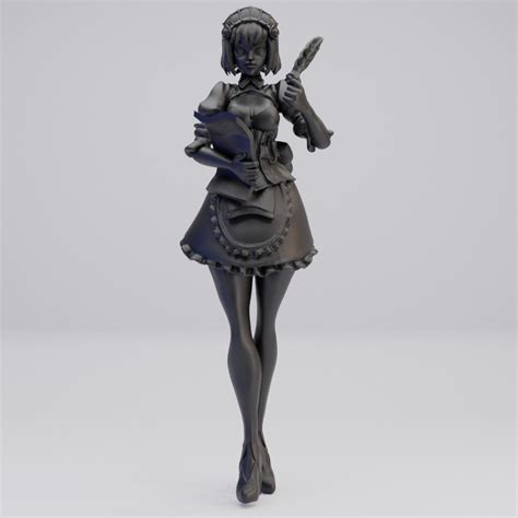 Hot Goblin メイド ミニチュア ホットゴブリン 羽ペンと巻物 TRPG
