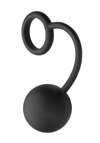 Tom Of Finland Silicone Cock Ring With Heavy Anal Ball Xtctoys