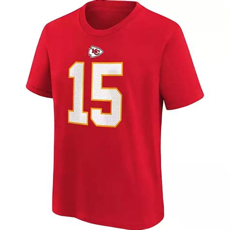 Nike Boys' Kansas City Chiefs Patrick Mahomes 15 N&N T-shirt | Academy