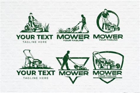 Lawn Mower, Landscaping Logo Bundle Graphic by guavanaboy · Creative ...