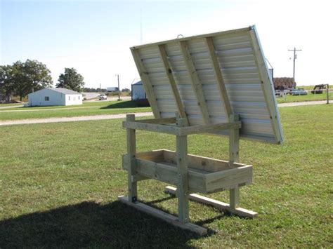 Cattle Mineral Feeder With Hinged Roof | Cattle feeder, Goat hay feeder, Cattle ranching