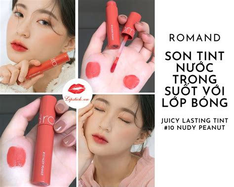 Review Son Romand Nudy Peanut Màu Cam Đào Nude Đẹp Nhất