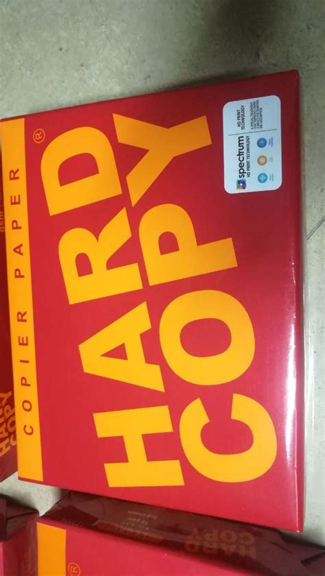 Hard Copy Bond Paper 70gsm 500 Sheets Hobbies Toys Stationary