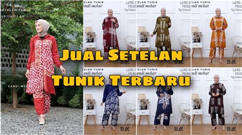 Setelan Tunik Terbaru Spesial Lebaran Order Via Wa089665538102 Oneset