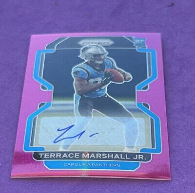 2021 Prizm Terrace Marshall Jr Rookie Pink Prizm Refractor Auto