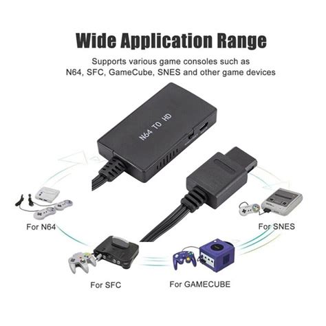 N64 To HDMI Converter Adapter HD Cable For Nintendo 64 Gamecube Super