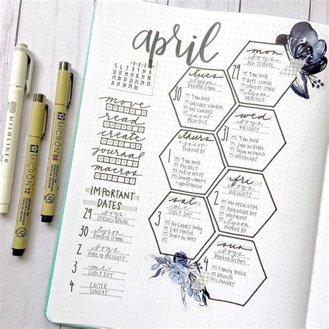 Pin On April Bullet Journal Ideas