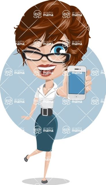 Girl With Short Hair Cartoon Vector Character 112 Illustrations Shape 8 Graphicmama