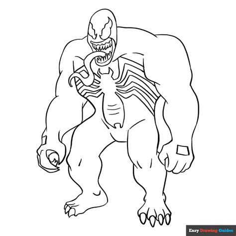 Anti Venom Coloring Pages