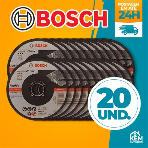 Kit Disco De Corte Ferro E Inox X Mm Bosch Shopee Brasil