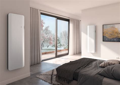 INTUIS Radiateur Dook Vertical 1500W Blanc satiné Double