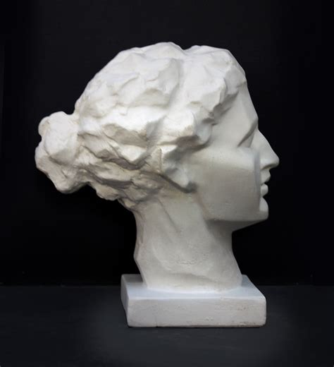 Blocked Female Head Sculpture For Sale Item 450 Caproni Collection