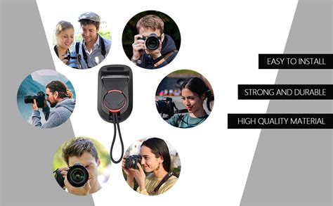 Reqag Pezzi Fibbia Sgancio Rapido Fotocamera Cinghia Per Fotocamera A