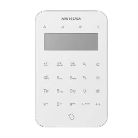 Ds Pk Lt We Hikvision Teclado Led De Alarma Interna Inal Mbrico