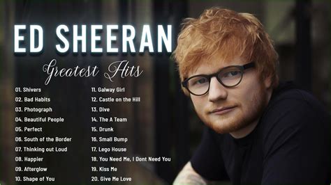 Ed Sheeran Greatest Hits Full Album 2023 Ed Sheeran Best Songs