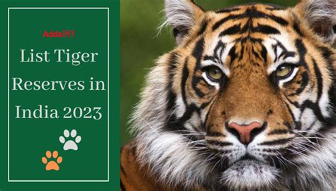 List Of Tiger Reserves In India