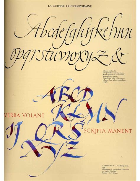 Calligraphie Claude Mediavilla Ductus Calligraphy Writing Styles